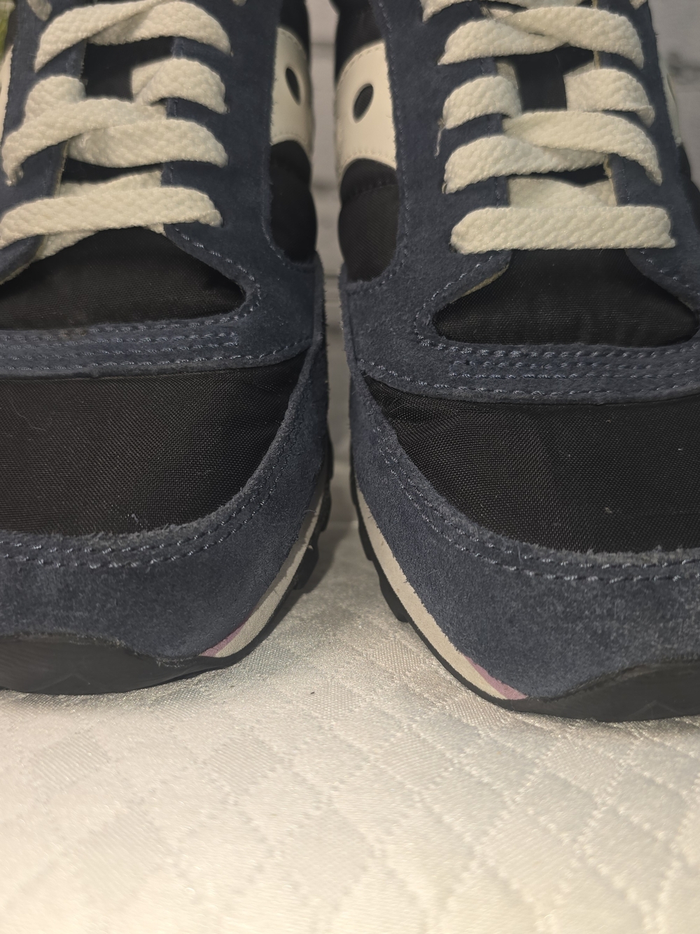 SACUCONY JAZZ LOW PRO SNEAKERS SUEDE NAVY WOMENS SIZE 7.5 - Picture 6 of 10